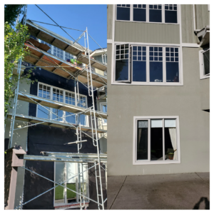 House where Ecomax is repairing the stucco.