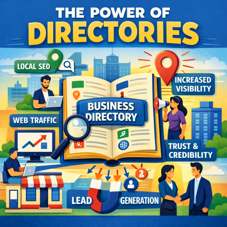 Illustrated graphic showing different types of directories